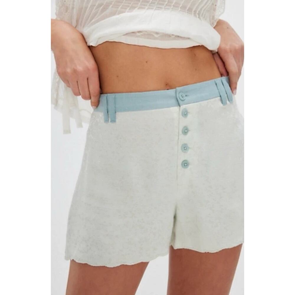NWT Free People Claudia Tap Shorts Mint Size 12